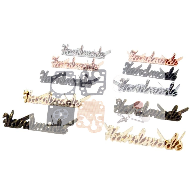 Sewing Label - Handmade DIY Metal Letter Labels 10Pcs