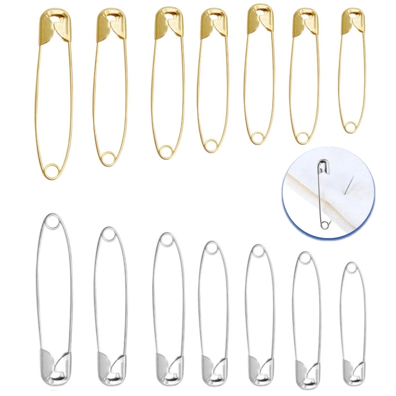 Sewing Tas - 100Pcs/lot Stainless Steel Safety Pins 18-53mm