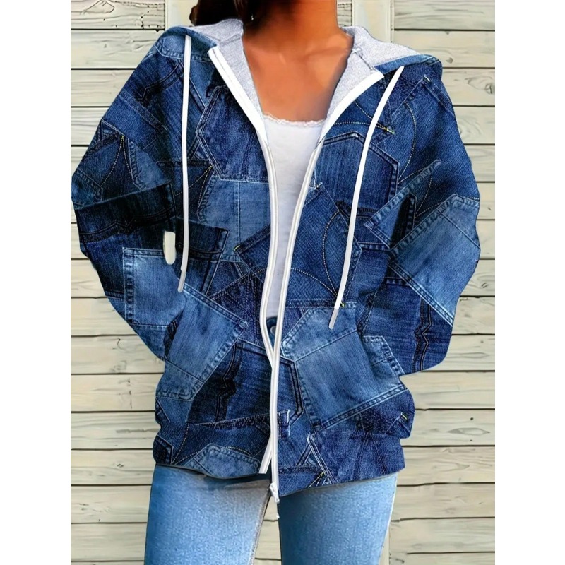 Sewing Jackets - Plus Size 1XL-5XL New Casual Spliced