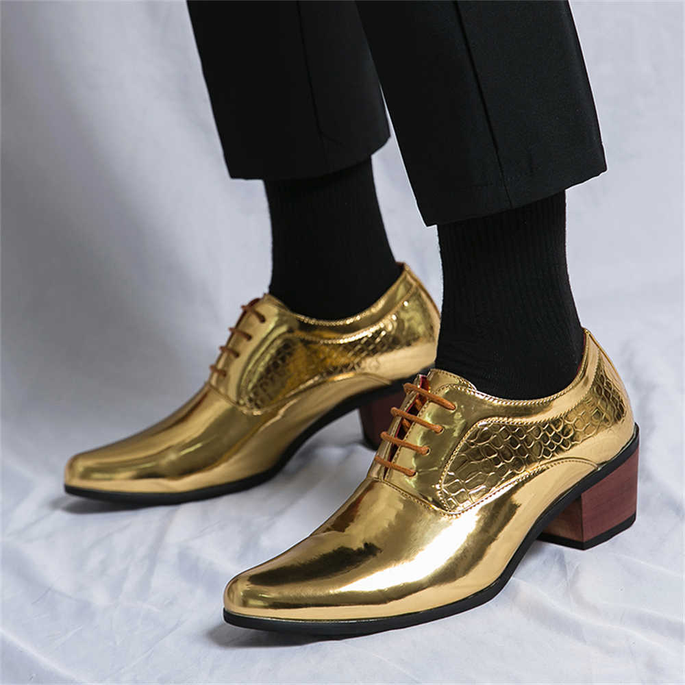 Sewing New - Dress Sneakers Heels Mens Brown Dress