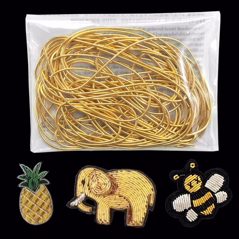 Embroidery Floss Thread - 2.6M 1-1.5mm Bullion Wire French Coil
