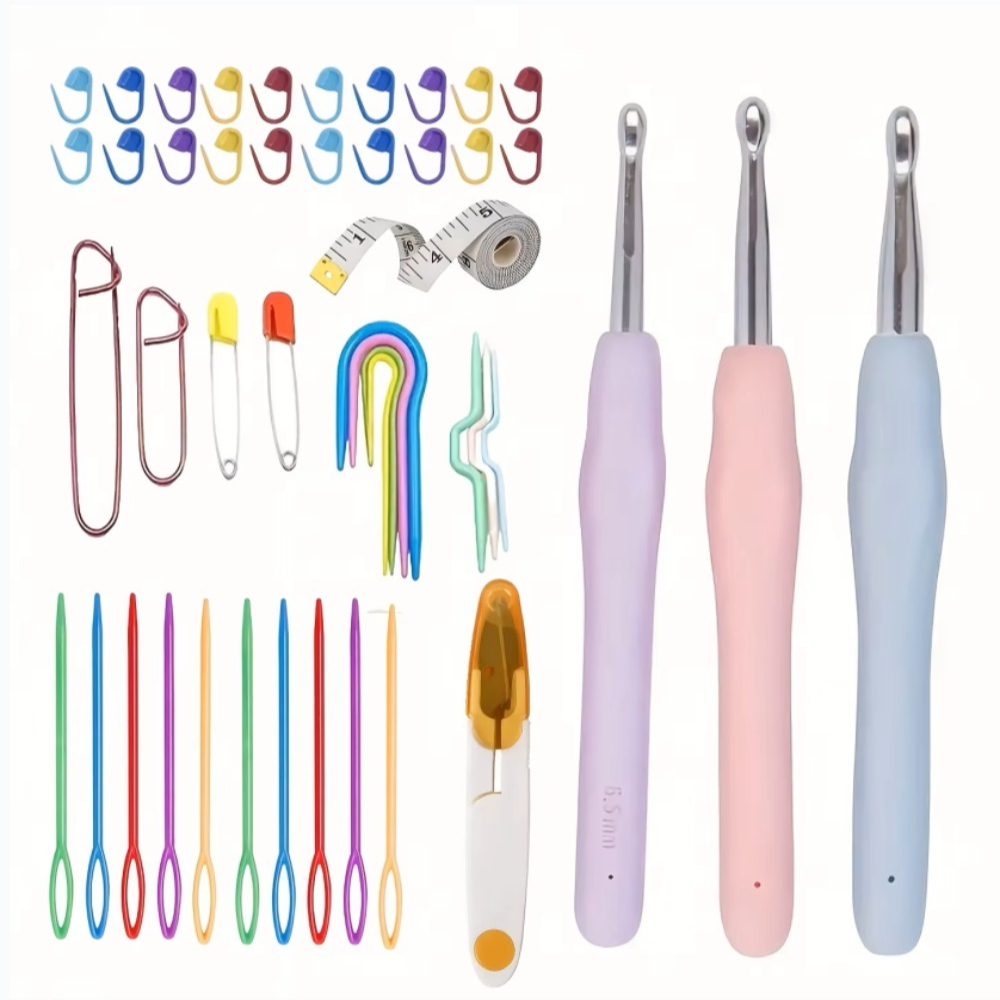 Sewing Tas - Ergonomic Crochet Hooks Set Large Size