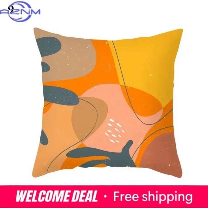 Boho Orange Abstract Cushion C - огляд і ціна Century Textile & Sewing Supply Hours