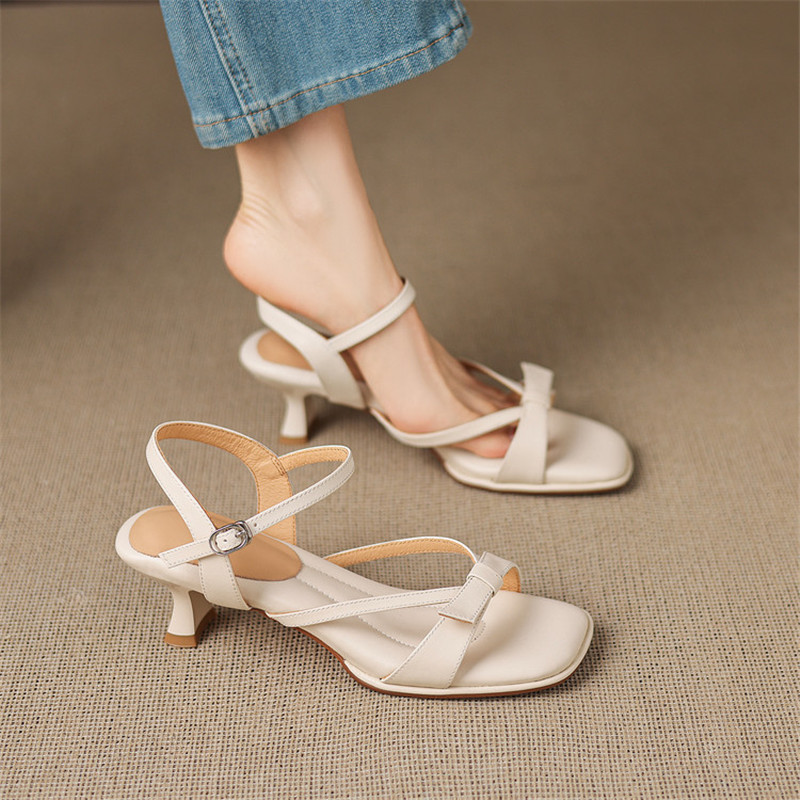 New Summer Sandals Split Leath - огляд і ціна Sewing New