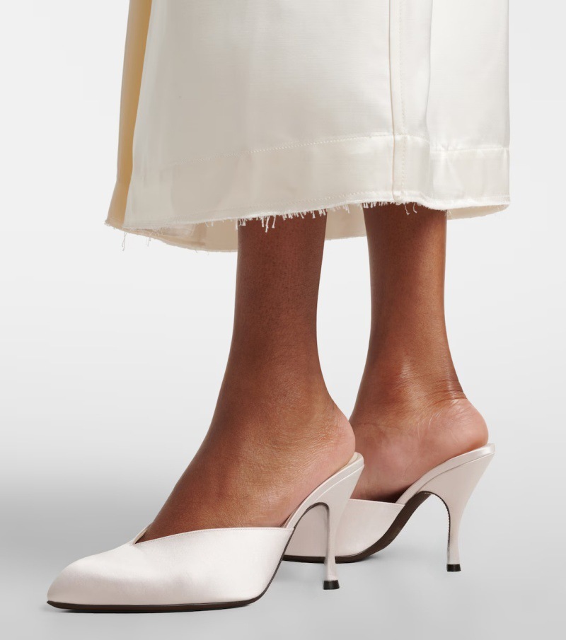 New Women Satin Mule Heels V C - огляд і ціна Sewing New