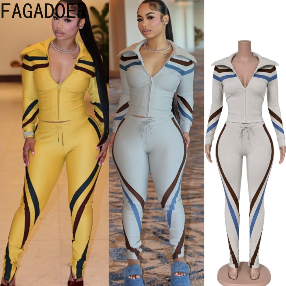 FAGADOER Women 2 Piece Tracksu - огляд і ціна Sewing Jackets
