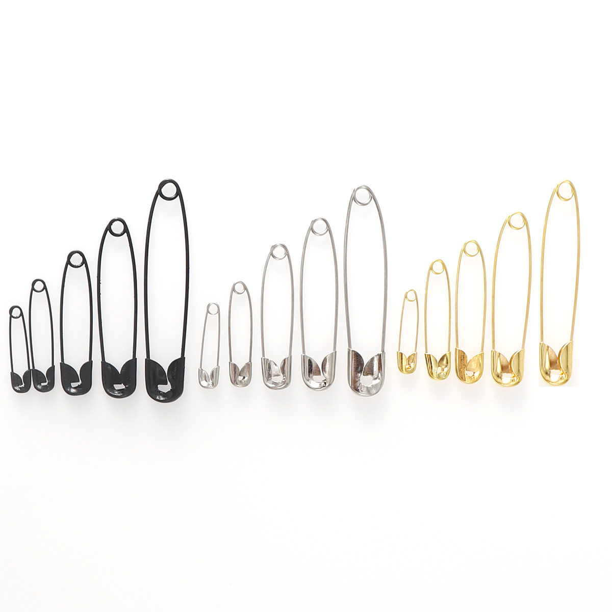 100pcs 22/28/38/45/54mm Silver - огляд і ціна Sewing Tas