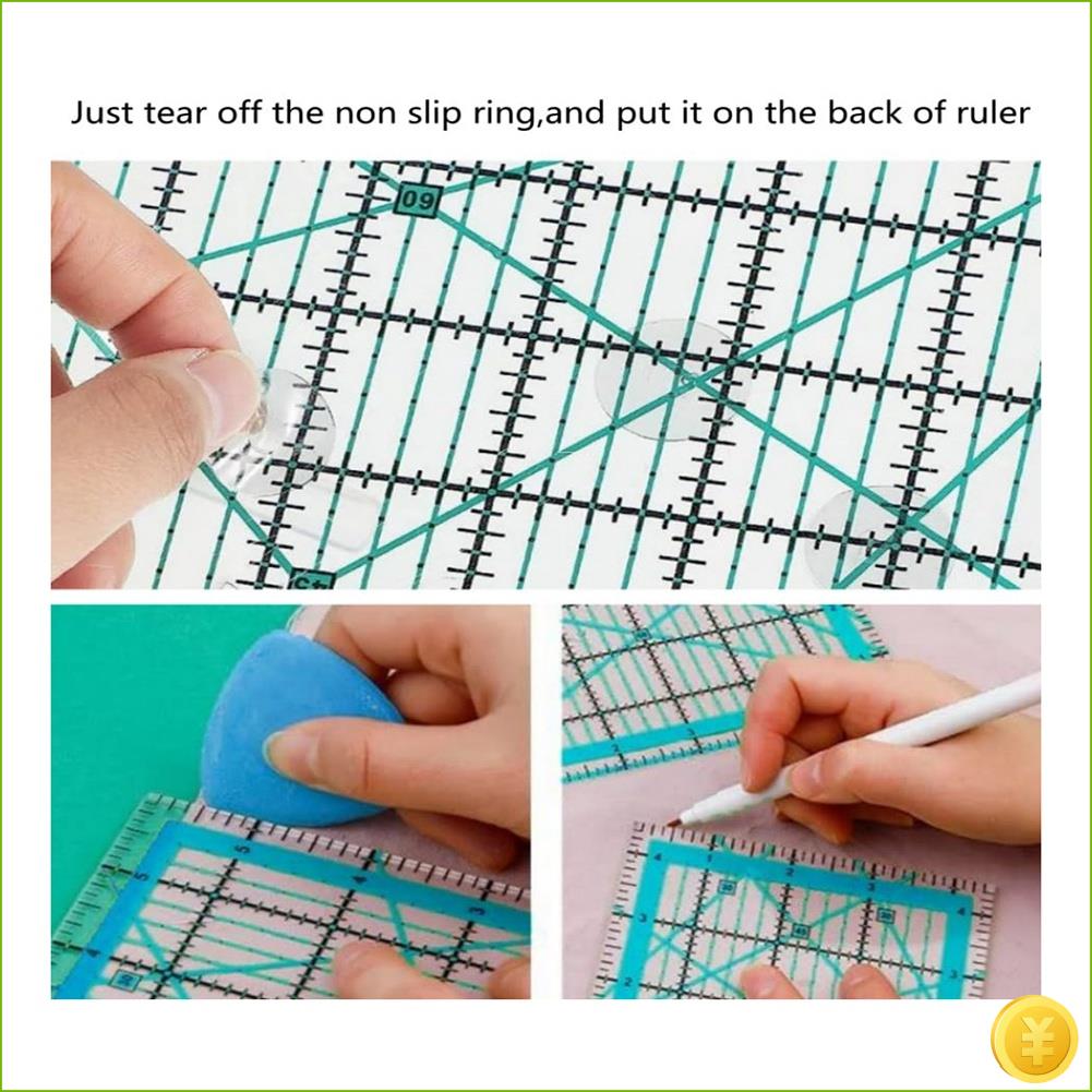 6 Piece Quilting Ruler Ironing - огляд і ціна Quilting Ruler Square