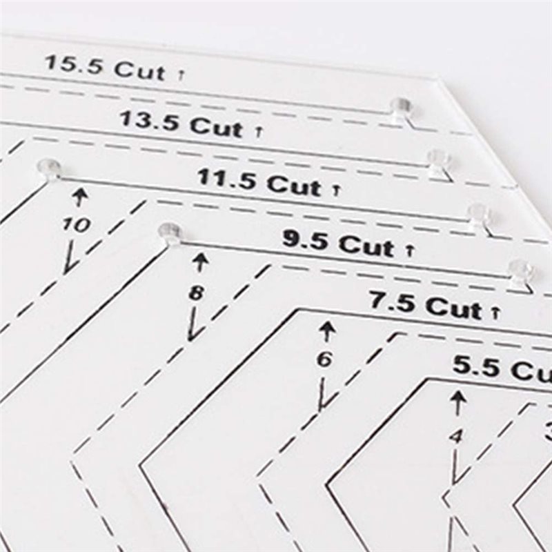 A25F-4Pcs Quilting Ruler Set,  - огляд і ціна Quilting Ruler Square