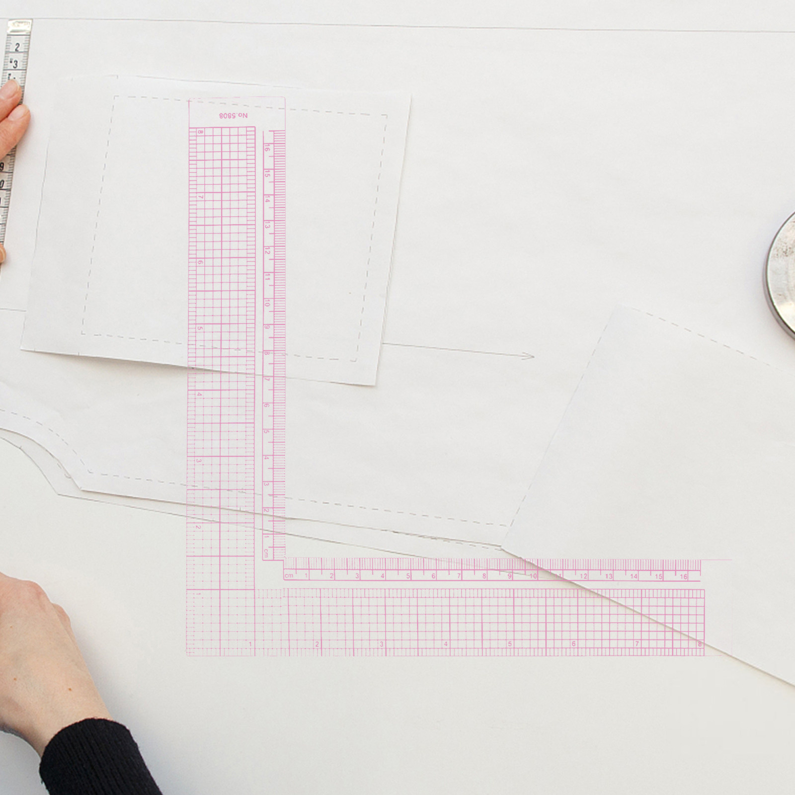 Precision L Shape Plastic Sewi - огляд і ціна Quilting Ruler Square