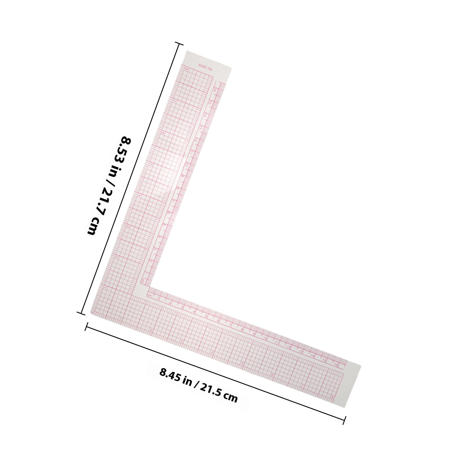 Precision L Shape Plastic Sewi - огляд і ціна Quilting Ruler Square