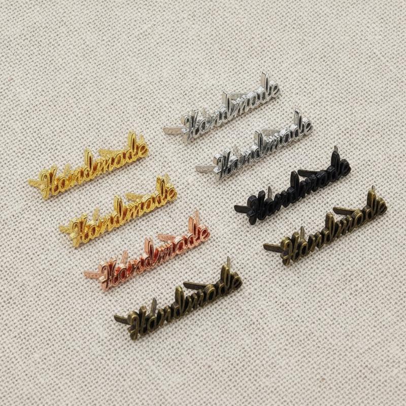 10Pcs Handmade Letter Metal La - огляд і ціна Sewing Label