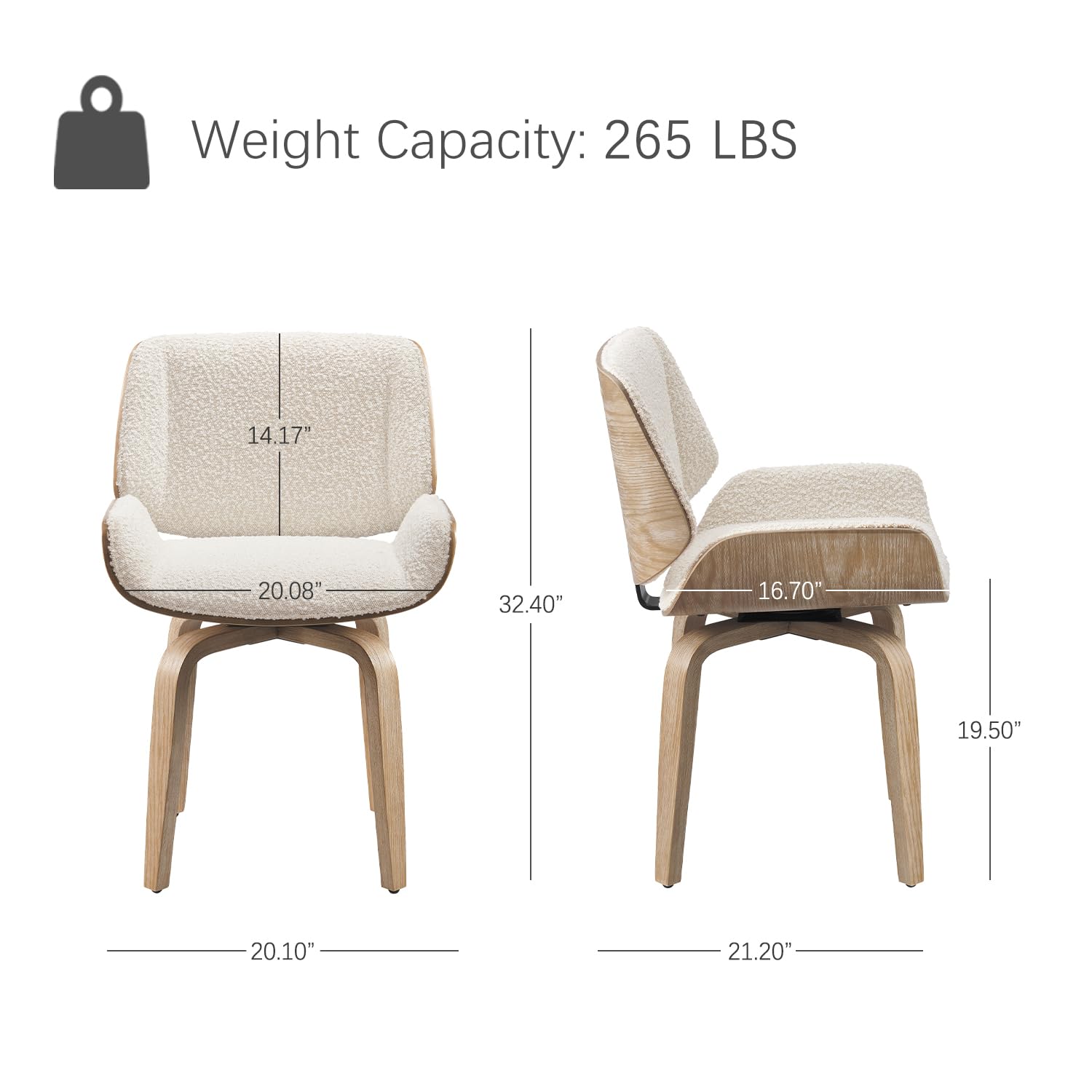Swivel Dining Chair, Fabric Up - огляд і ціна Century Textile & Sewing Supply Hours