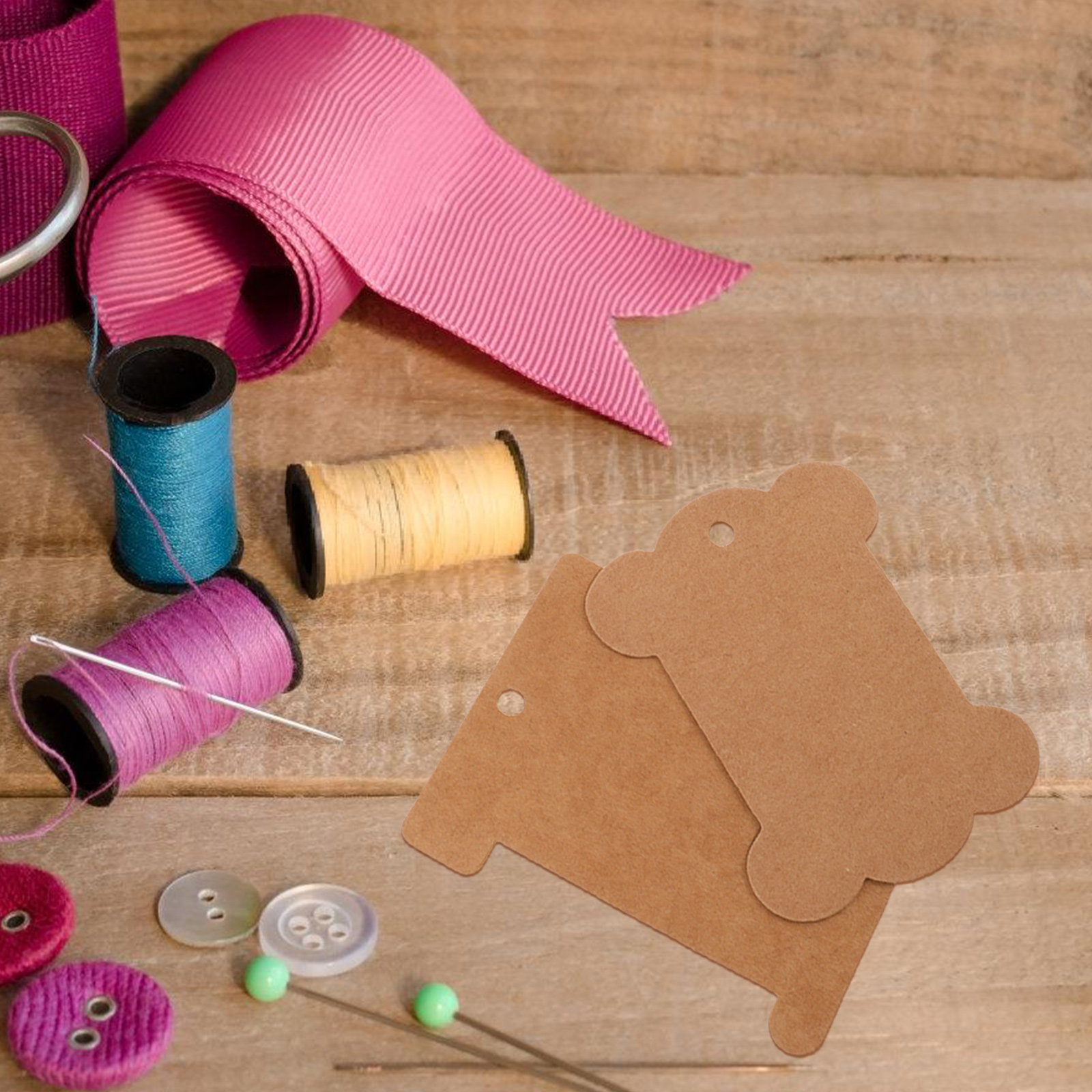 Kraft Paper Thread Holders 80P - огляд і ціна Embroidery Floss Thread
