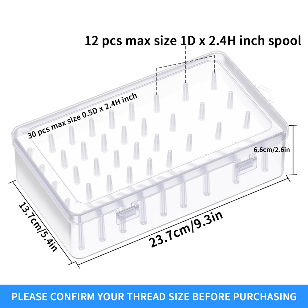 Thread Spool Organizer Box, Cl - огляд і ціна Embroidery Floss Thread