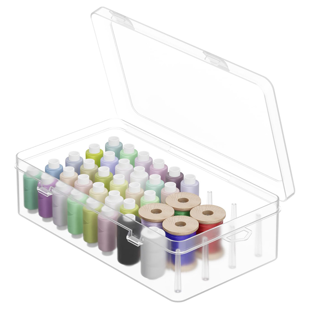 Thread Spool Organizer Box, Cl - огляд і ціна Embroidery Floss Thread