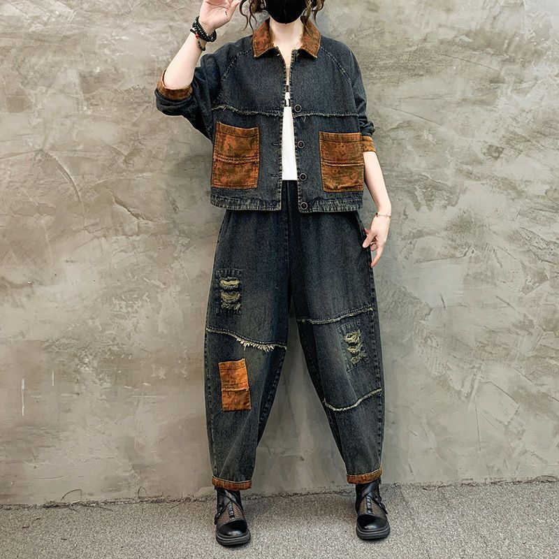 Autumn Winter Women Retro Cowb - огляд і ціна Sewing Jackets