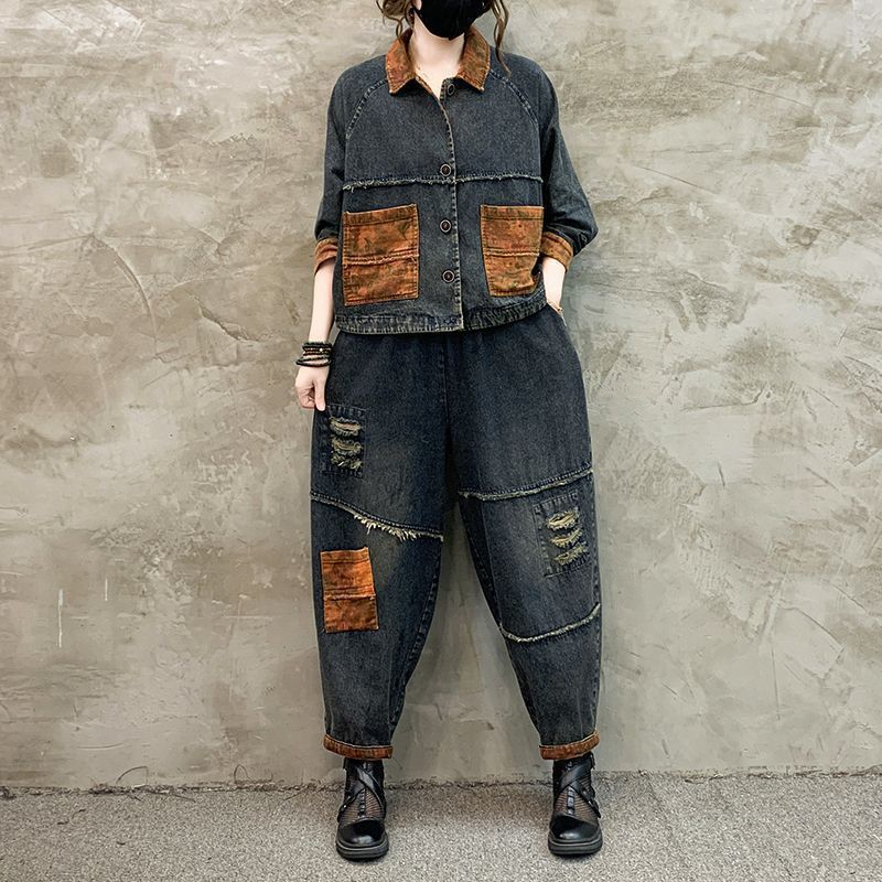 Autumn Winter Women Retro Cowb - огляд і ціна Sewing Jackets