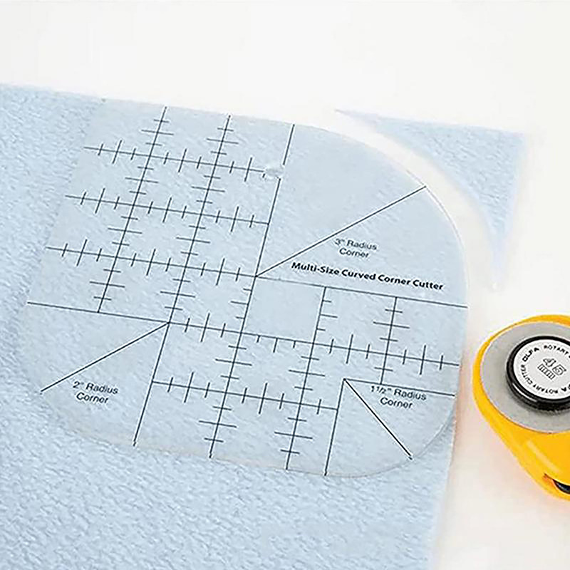 Curved Corner Cutter Quilt Rul - огляд і ціна Quilting Ruler Square