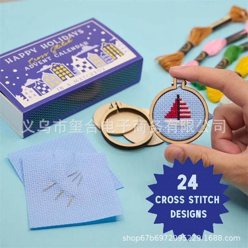 24 Days Countdown Cross Stitch - огляд і ціна Embroidery Floss Thread